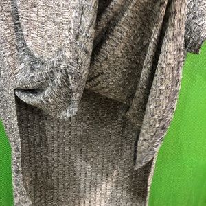 Bar III Knit Blouse - grey and gold undertone